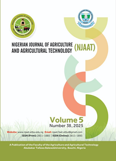 View Vol. 5 No. 3B (2025): Nigerian Journal of Agriculture and Agricultural Technology